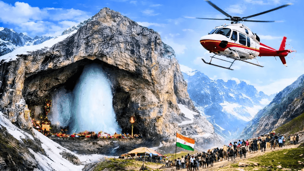 Featured image for Blessings From Sky: Amarnath Yatra by Helicopter 2027 tour package